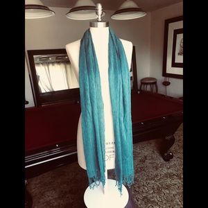 Vibrant Teal Scarf